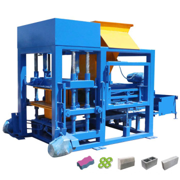 Full- Automatic QTF4-25 cement used eps making machine multifunctional concrete hollow blocks solid bricks price in Kenya